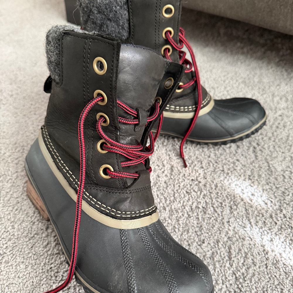 Sorel Women's Slimpack II Laced Snow Boots Women 7.5